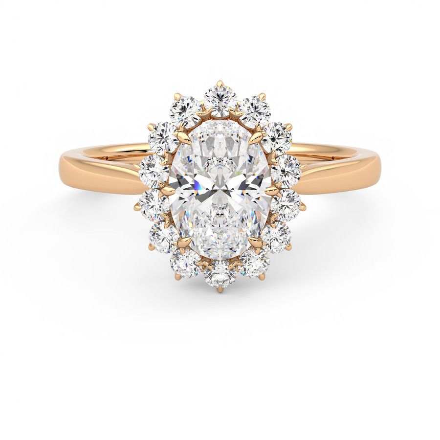 Taylor & Hart Lyra Oval Engagement Ring 2