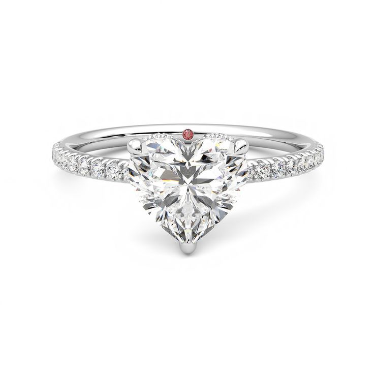 Taylor & Hart Thyme Heart Engagement Ring 0