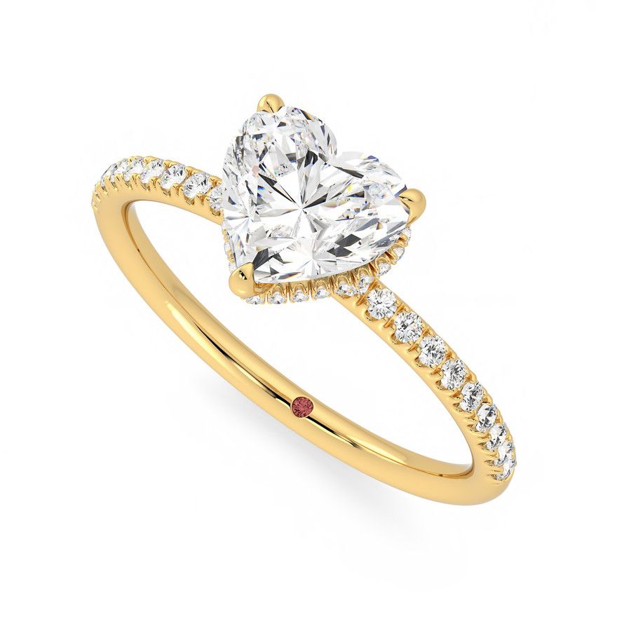 Taylor & Hart Thyme Heart Engagement Ring 0