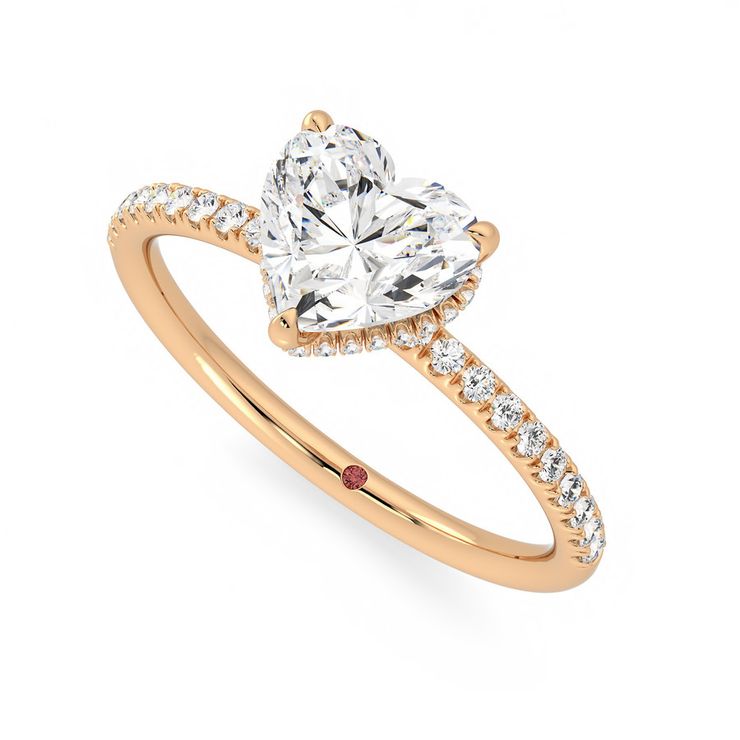 Taylor & Hart Thyme Heart Engagement Ring 0