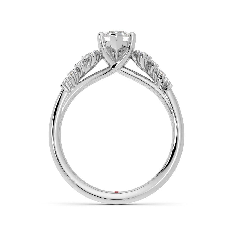 Taylor & Hart Marula Pear Engagement Ring 1