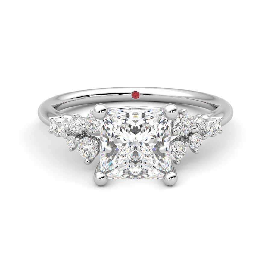 Taylor & Hart Marula Princess Engagement Ring 0