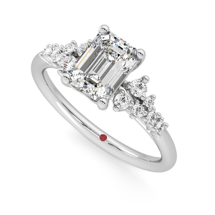 Taylor & Hart Marula Emerald Engagement Ring 0