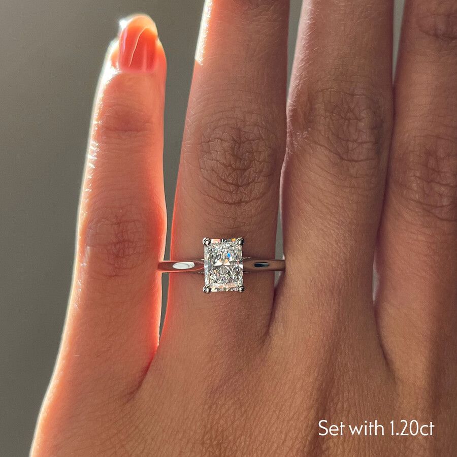 Taylor & Hart Hope Radiant Engagement Ring 1