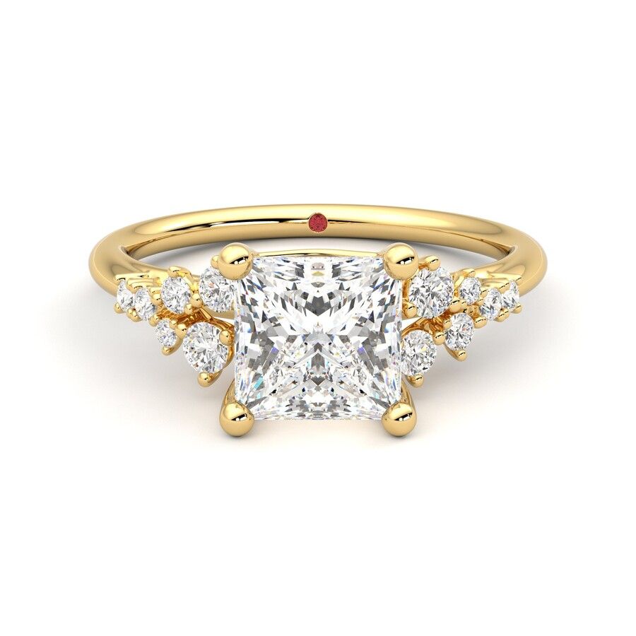 Taylor & Hart Marula Princess Engagement Ring 0