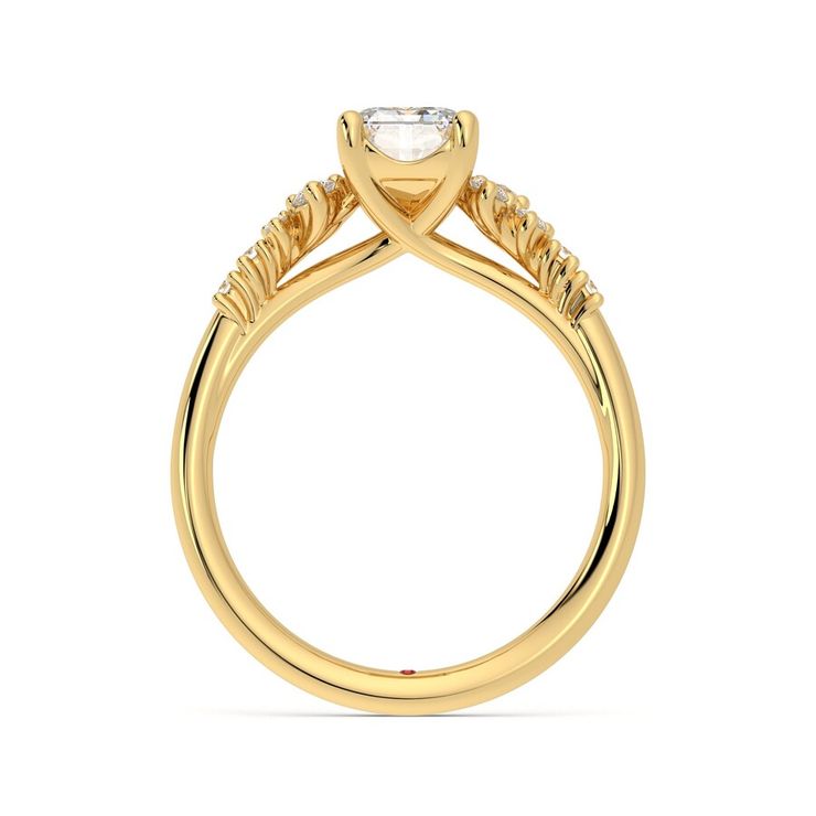 Taylor & Hart Marula Emerald Engagement Ring 1