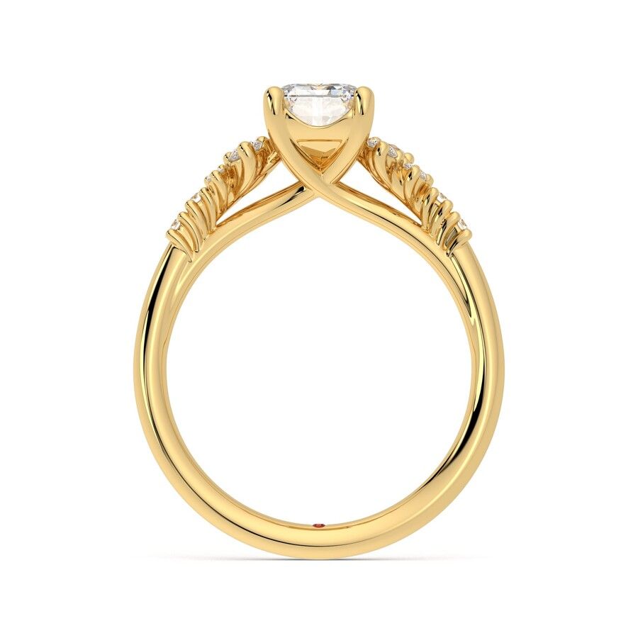 Taylor & Hart Marula Emerald Engagement Ring 1