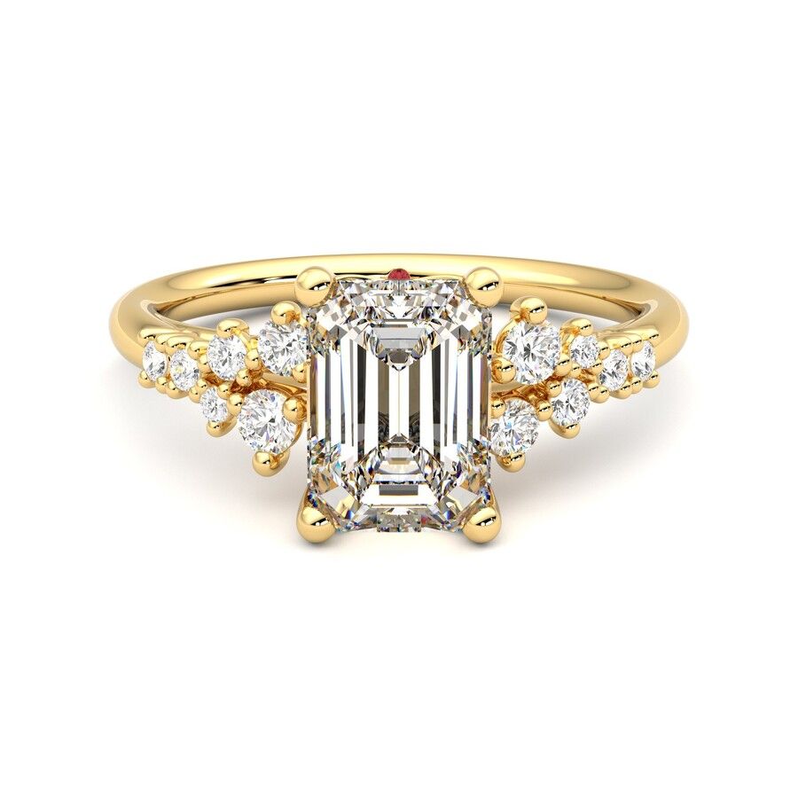 Taylor & Hart Marula Emerald Engagement Ring 2