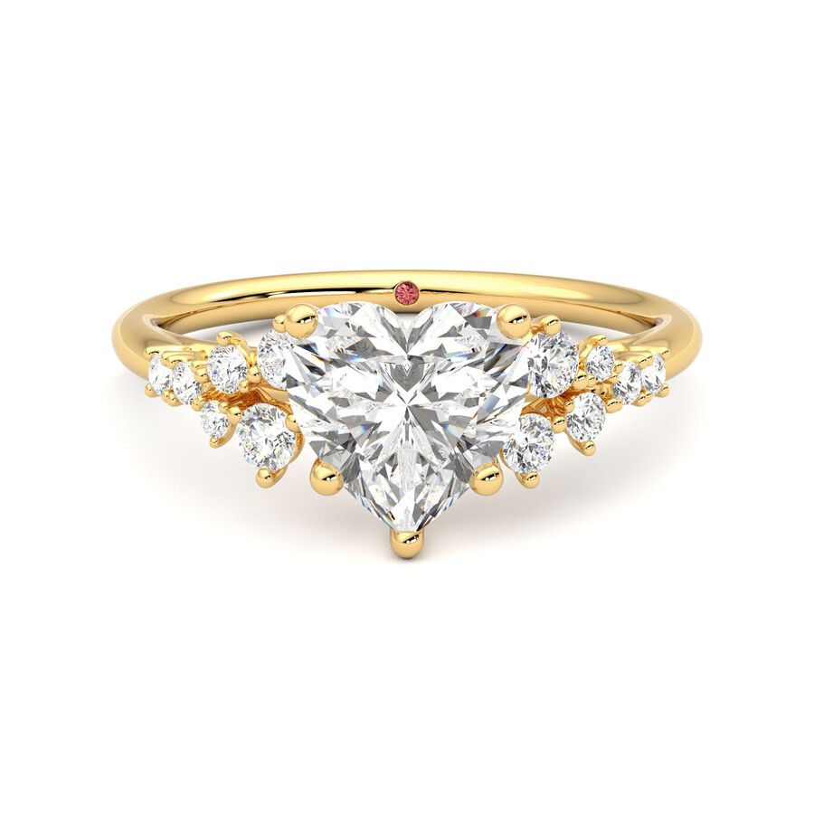 Taylor & Hart Marula Heart Engagement Ring 0