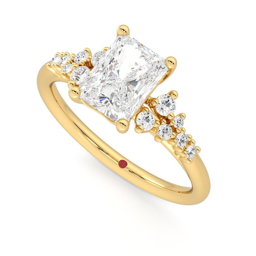 Taylor & Hart Marula Radiant Engagement Ring 0