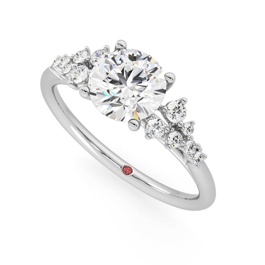 Taylor & Hart Marula Round Engagement Ring 0