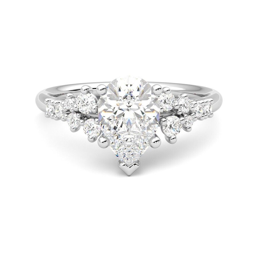 Taylor & Hart Marula Pear Engagement Ring 2