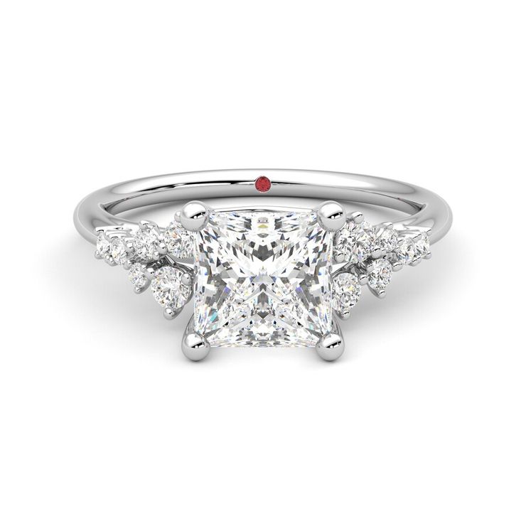 Taylor & Hart Marula Princess Engagement Ring 0