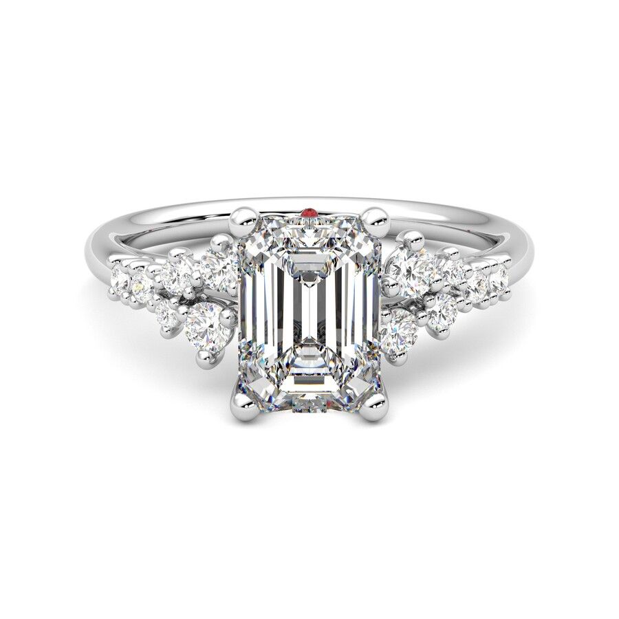 Taylor & Hart Marula Emerald Engagement Ring 2