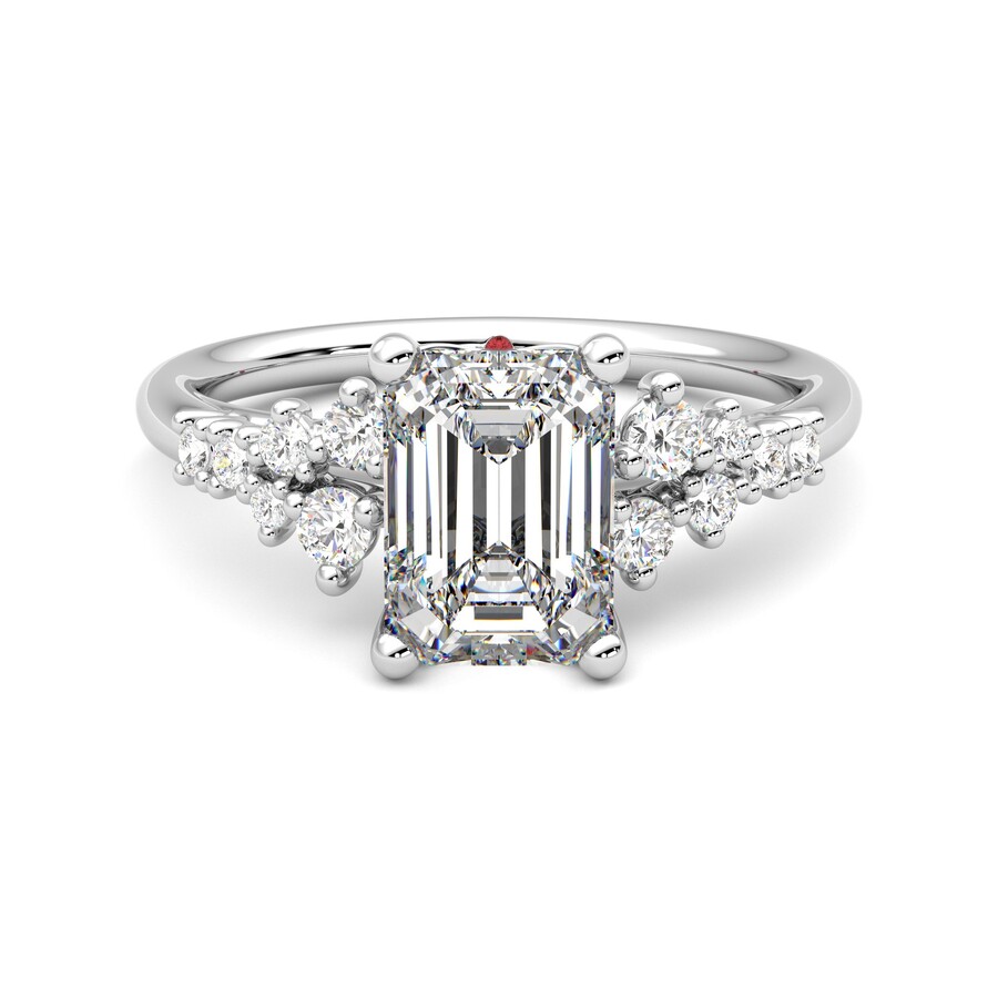 Taylor & Hart Marula Emerald Engagement Ring 0