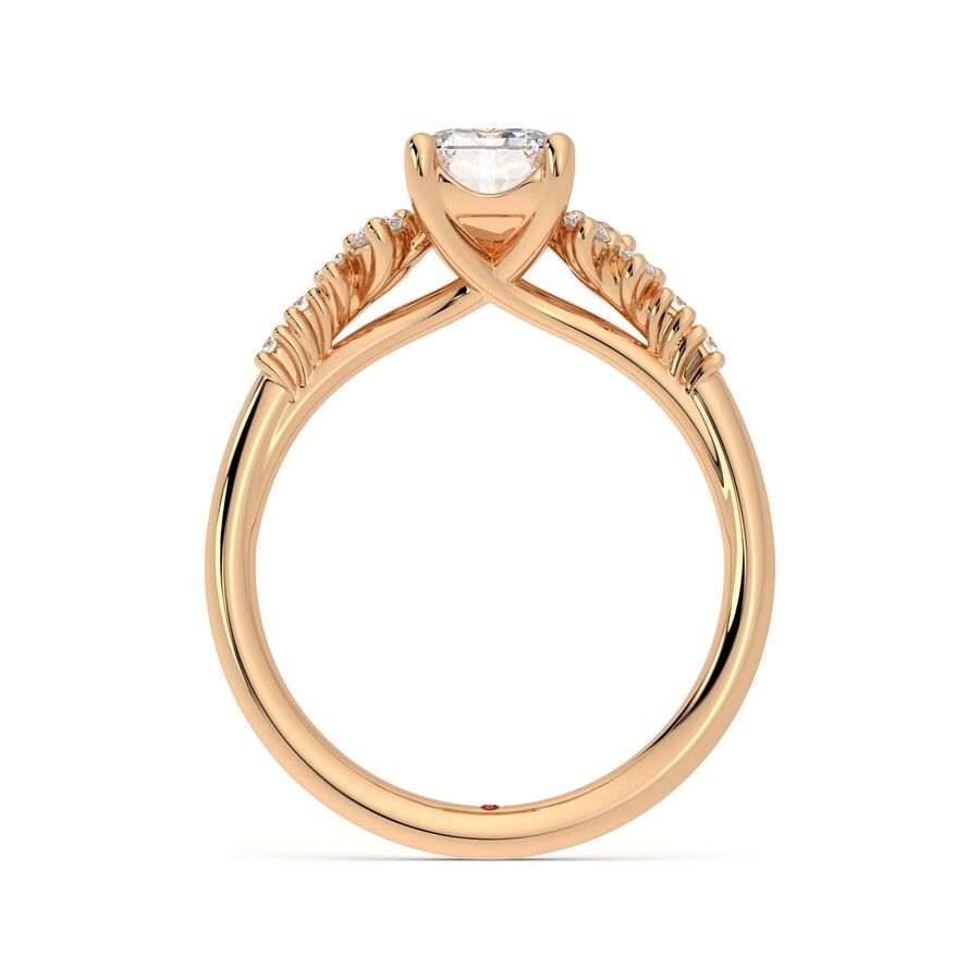 Taylor & Hart Marula Emerald Engagement Ring 1