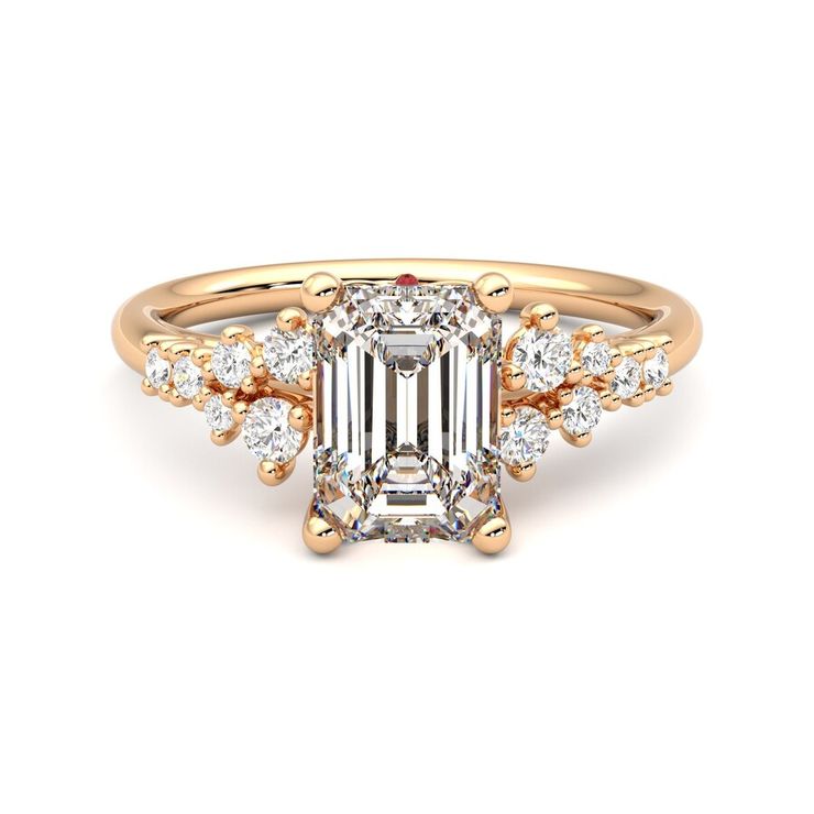 Taylor & Hart Marula Emerald Engagement Ring 0