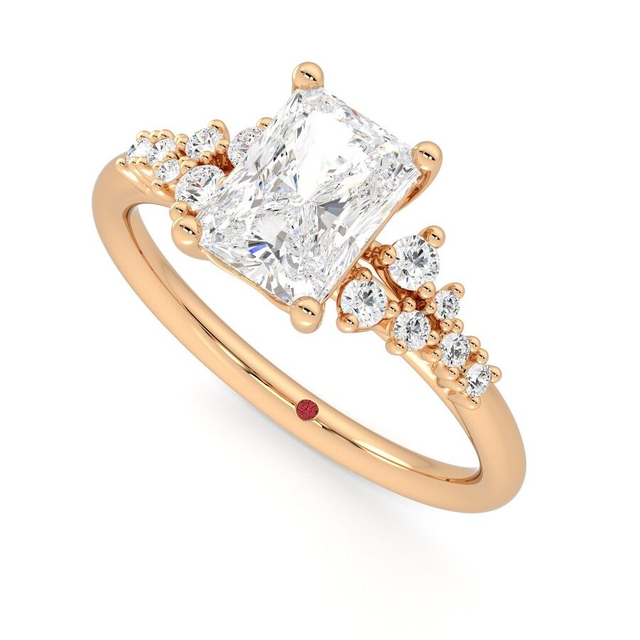 Taylor & Hart Marula Radiant Engagement Ring 0