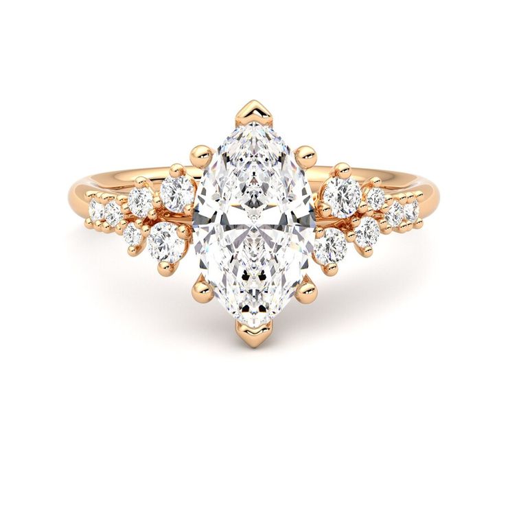 Taylor & Hart Marula Marquise Engagement Ring 0