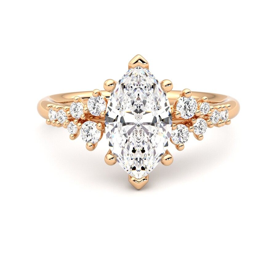 Taylor & Hart Marula Marquise Engagement Ring 2