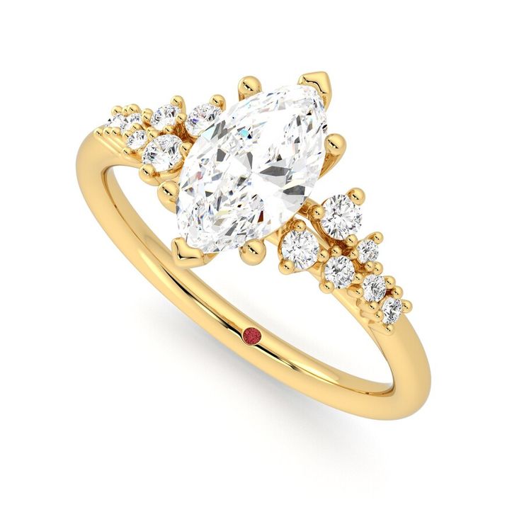 Taylor & Hart Marula Marquise Engagement Ring 0
