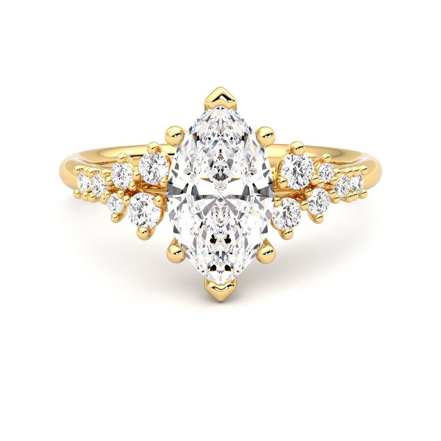 Taylor & Hart Marula Marquise Engagement Ring 2