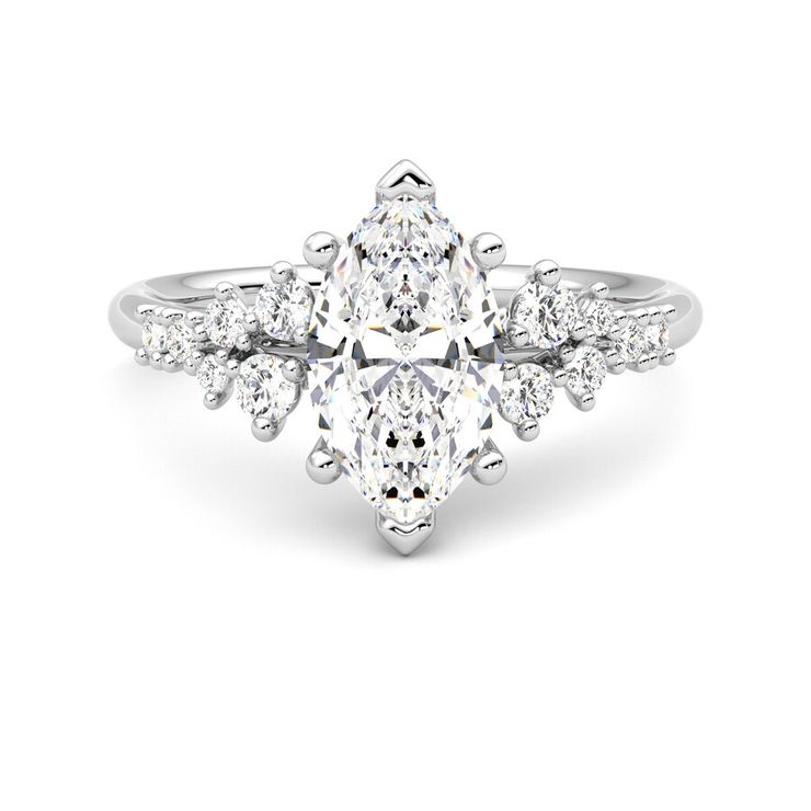 Taylor & Hart Marula Marquise Engagement Ring 0