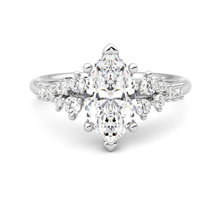 Taylor & Hart Marula Marquise Engagement Ring 2