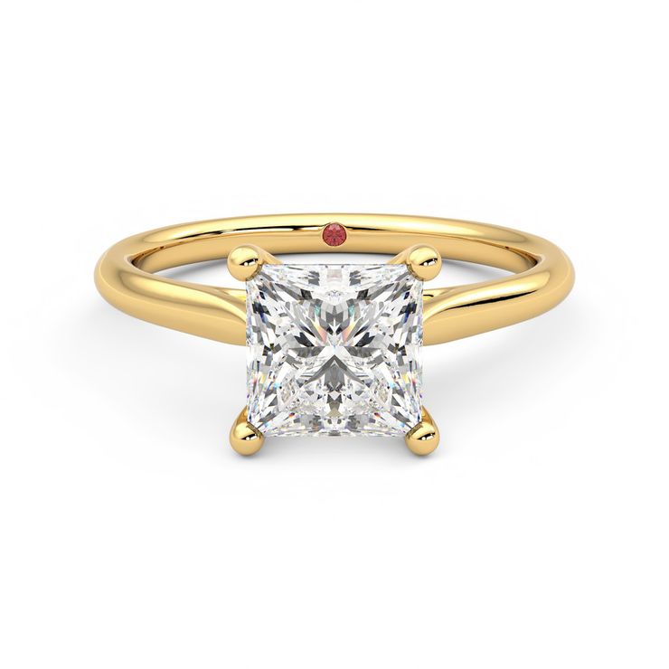 Taylor & Hart Hope Princess Engagement Ring 0