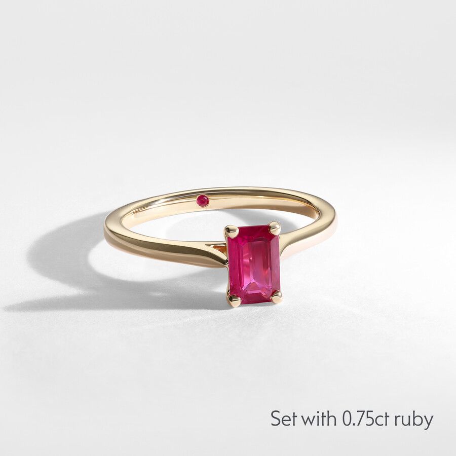 Taylor & Hart Hope Emerald Engagement Ring 4