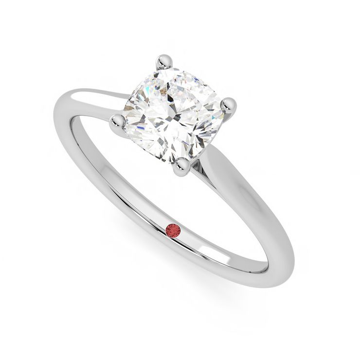 Taylor & Hart Hope Cushion Engagement Ring 0