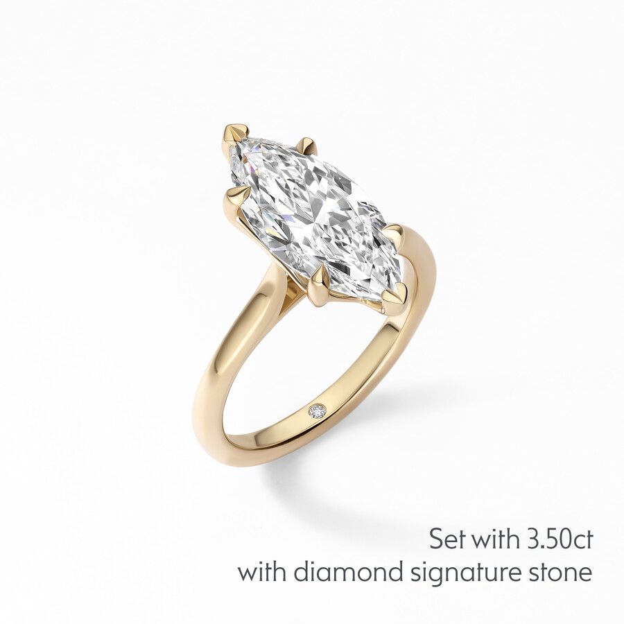 Taylor & Hart Hope Marquise Engagement Ring 3