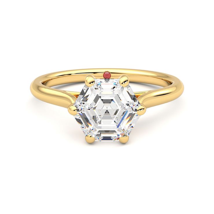 Taylor & Hart Hope Hexagonal Engagement Ring 0