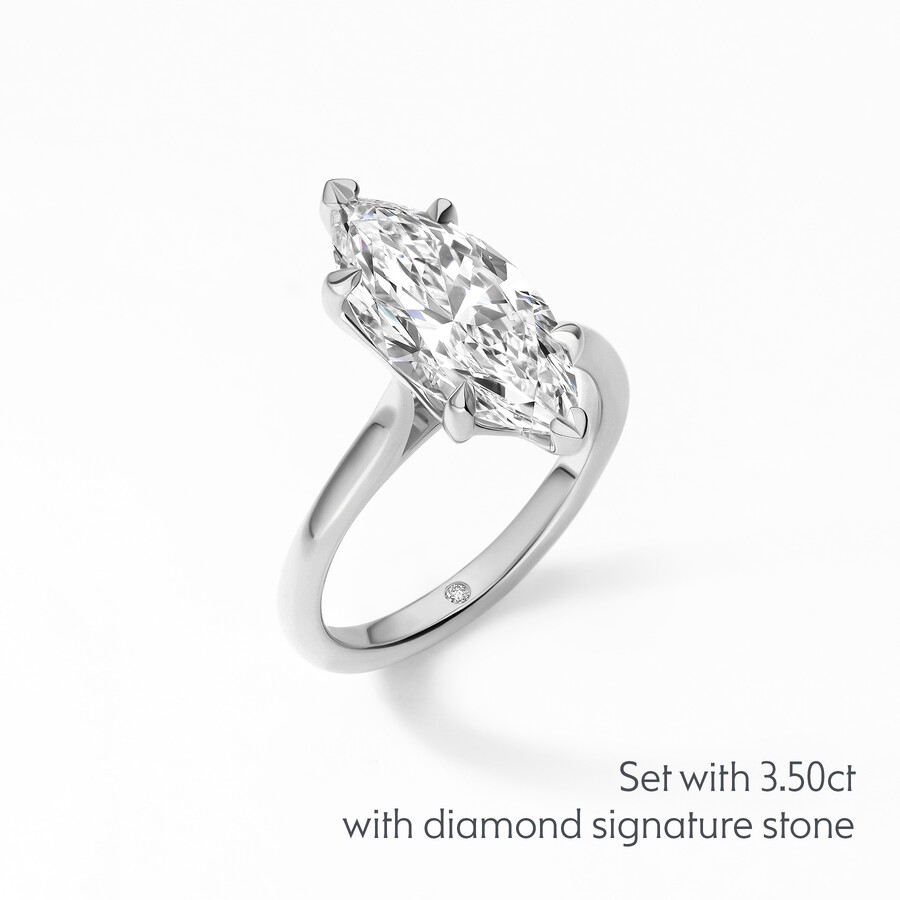 Taylor & Hart Hope Marquise Engagement Ring 1