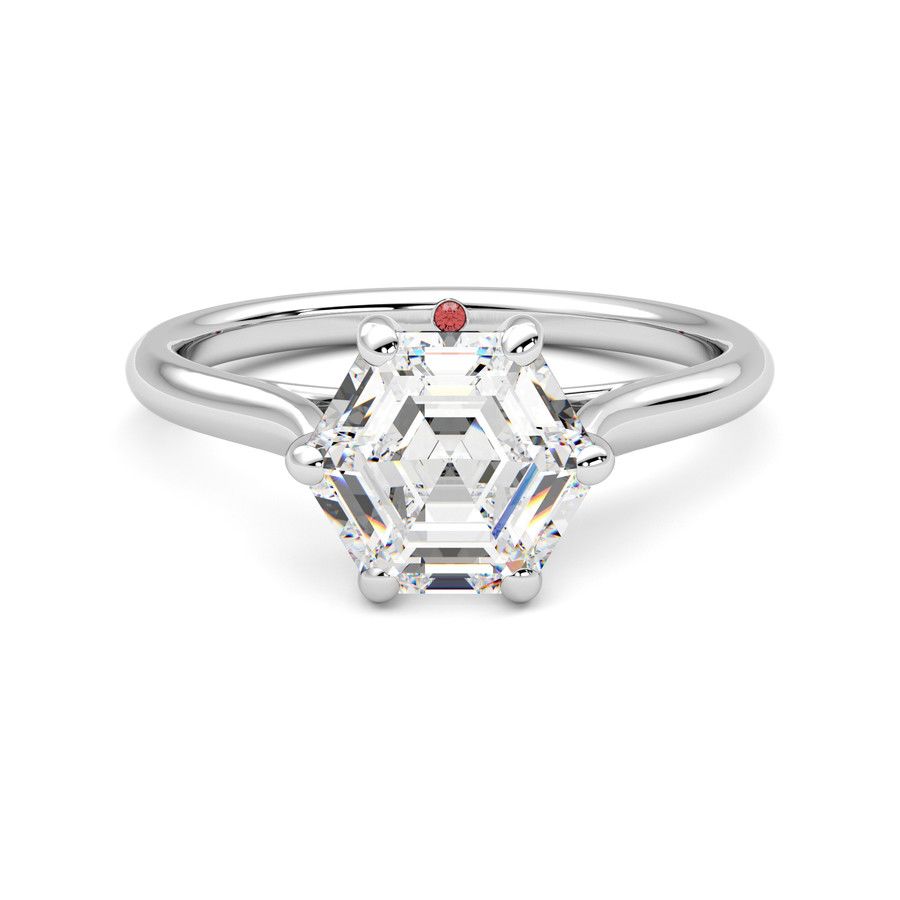 Taylor & Hart Hope Hexagonal Engagement Ring 2