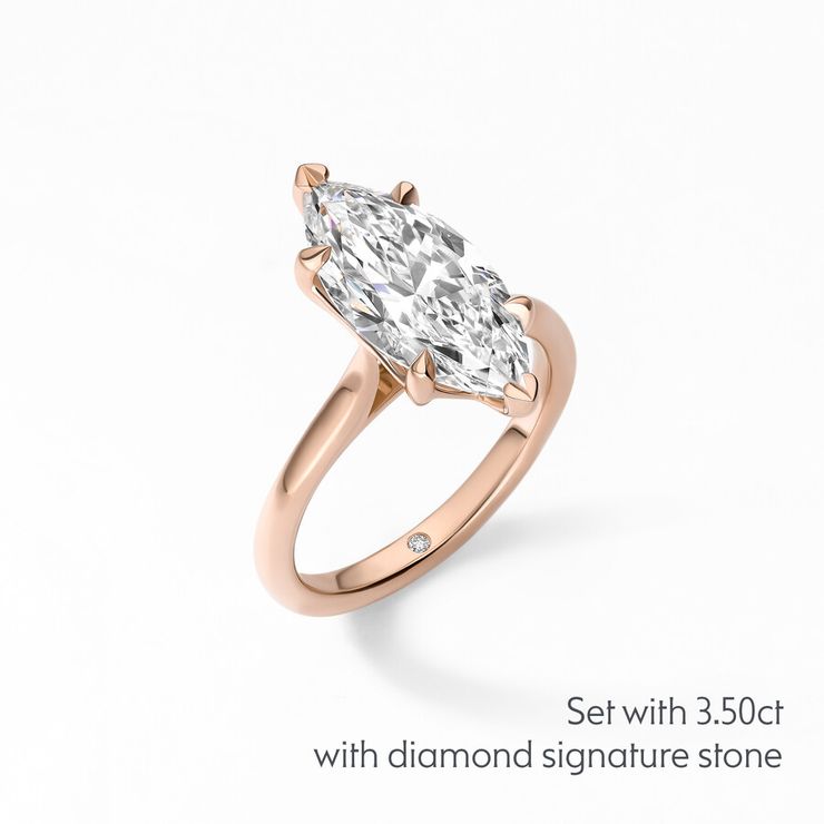Taylor & Hart Hope Marquise Engagement Ring 1
