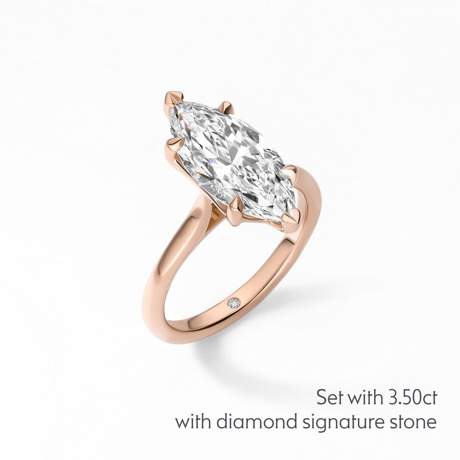 Taylor & Hart Hope Marquise Engagement Ring 3