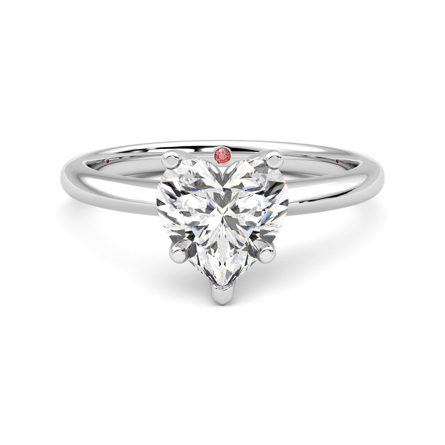 Taylor & Hart Grace Heart Engagement Ring 0