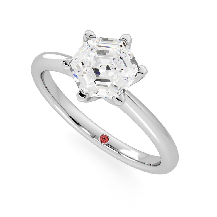 Taylor & Hart Grace Hexagonal Engagement Ring 0