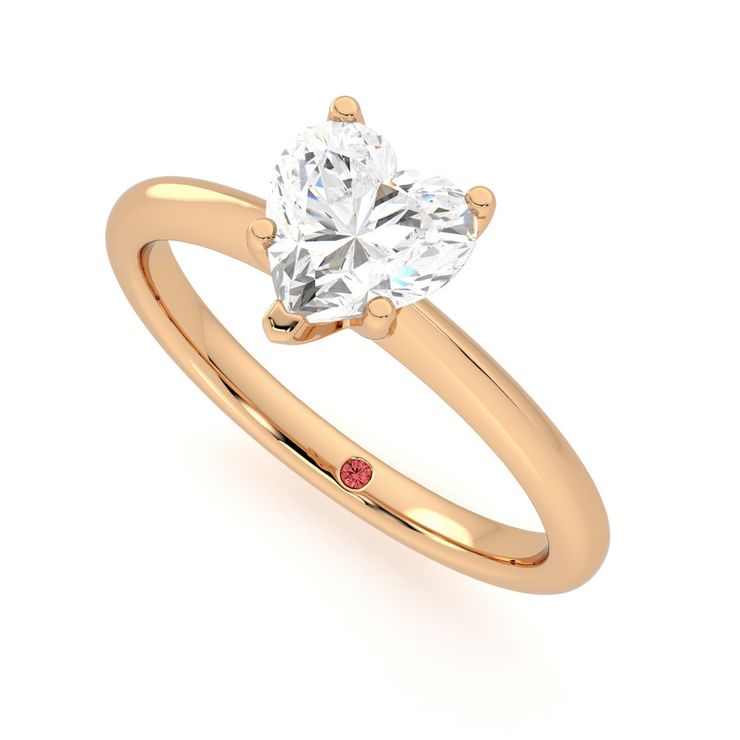 Taylor & Hart Grace Heart Engagement Ring 0