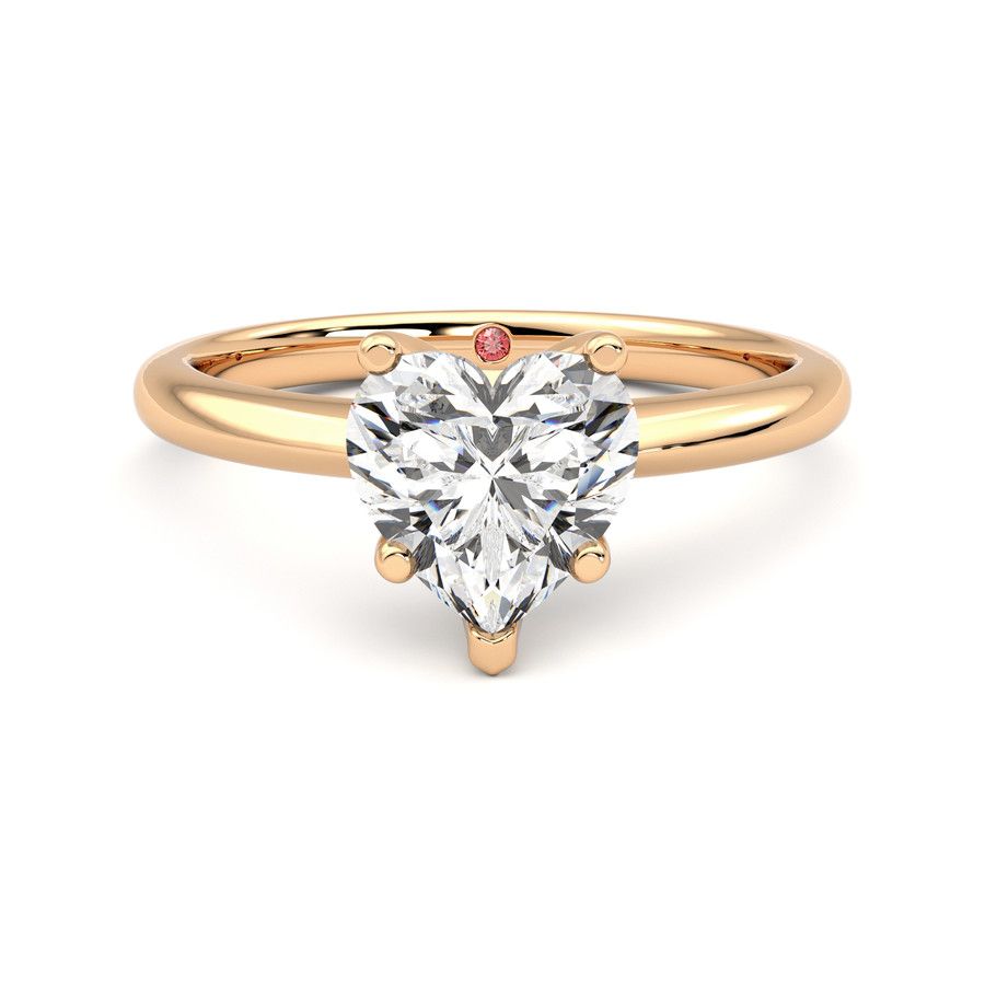 Taylor & Hart Grace Heart Engagement Ring 2