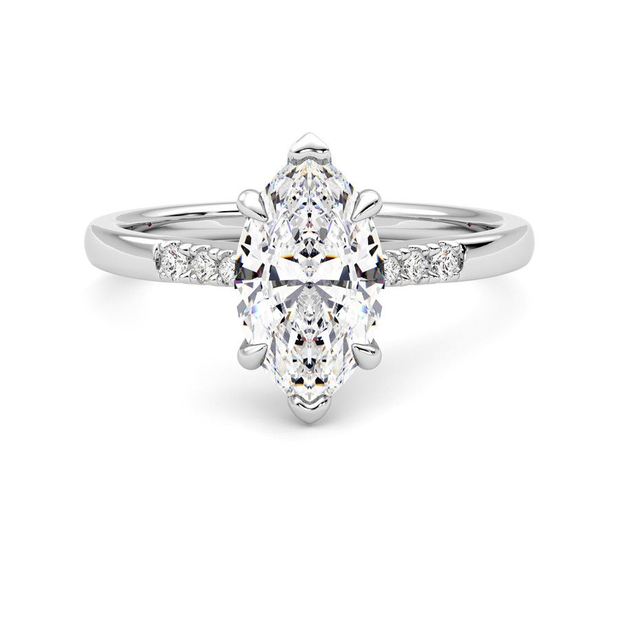 Taylor & Hart Lissome Marquise Engagement Ring 2