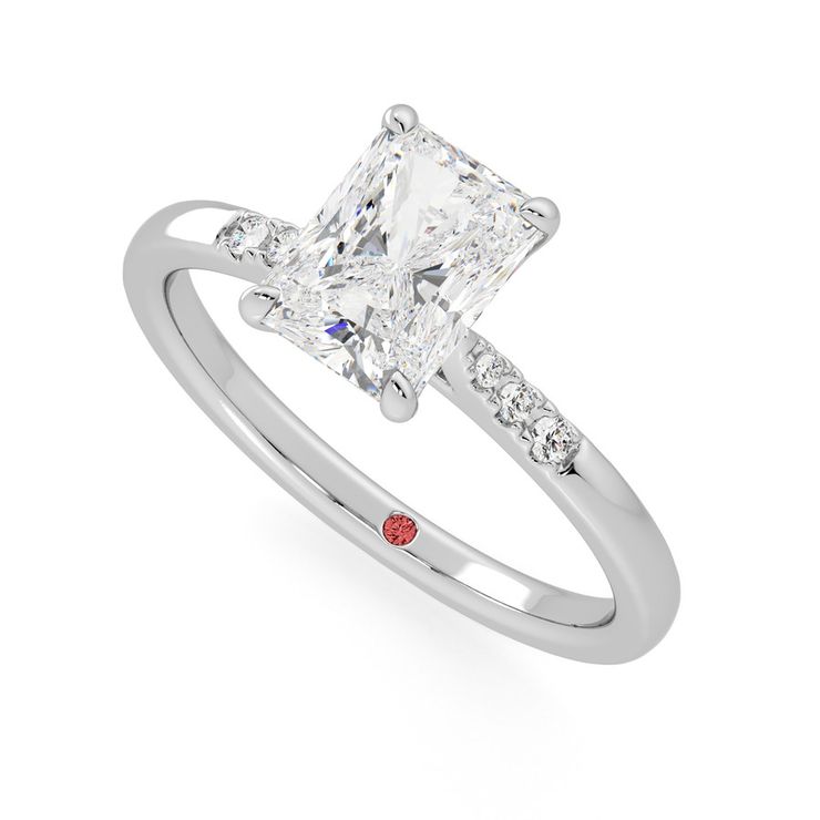 Taylor & Hart Lissome Radiant Engagement Ring 0