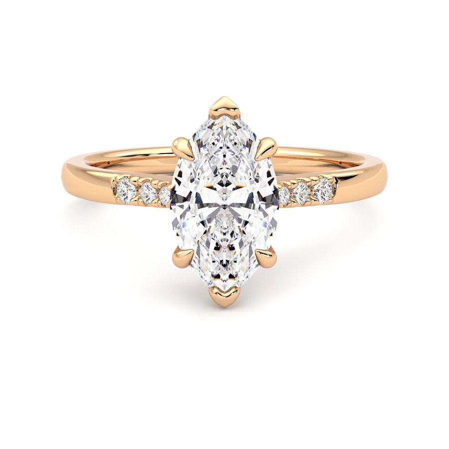 Taylor & Hart Lissome Marquise Engagement Ring 2