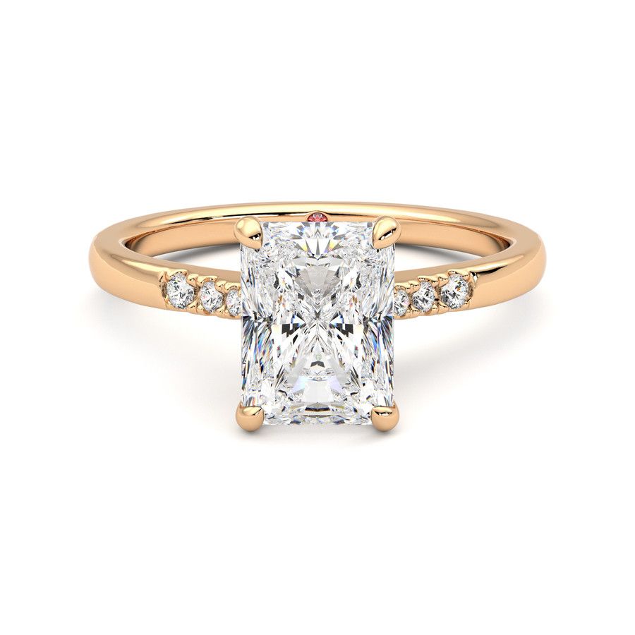 Taylor & Hart Lissome Radiant Engagement Ring 0