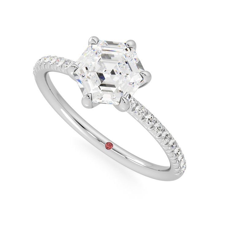 Taylor & Hart Dulcet Hexagonal Engagement Ring 0