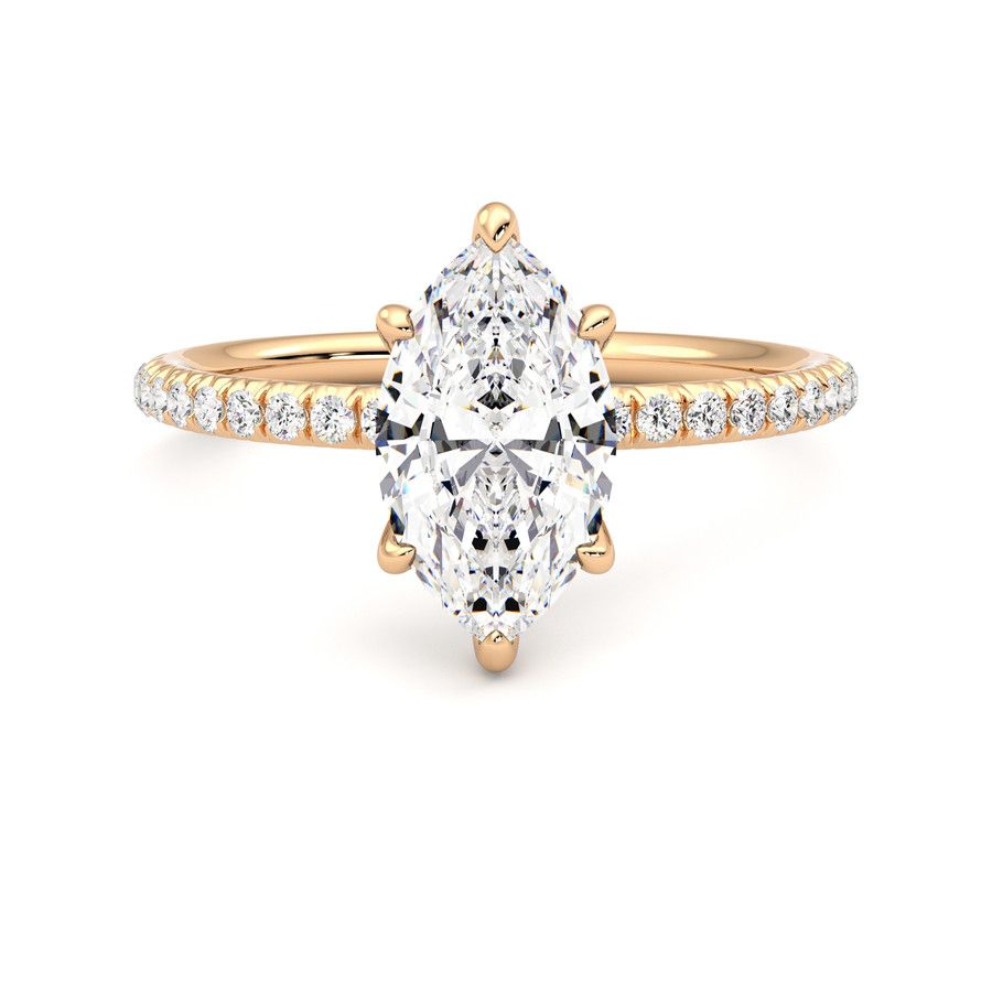 Taylor & Hart Dulcet Marquise Engagement Ring 2