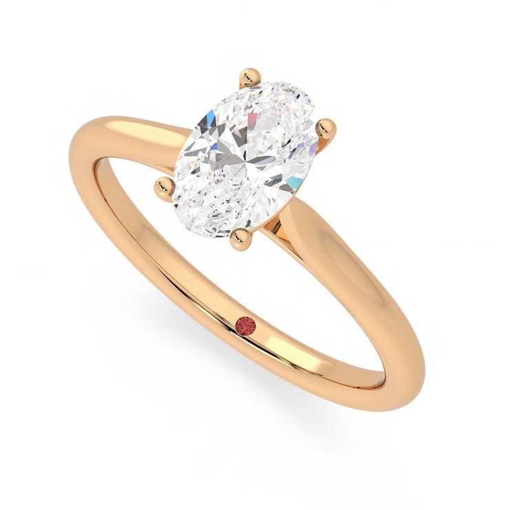 Taylor & Hart Hope Oval Engagement Ring 0