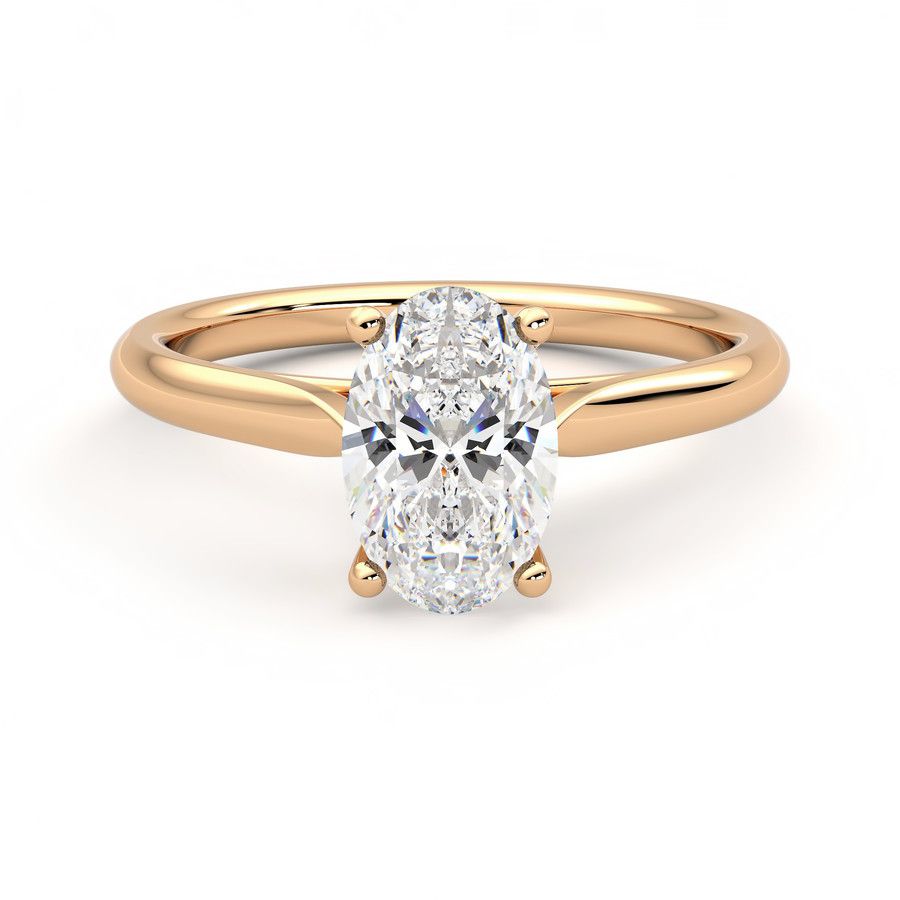 Taylor & Hart Hope Oval Engagement Ring 2