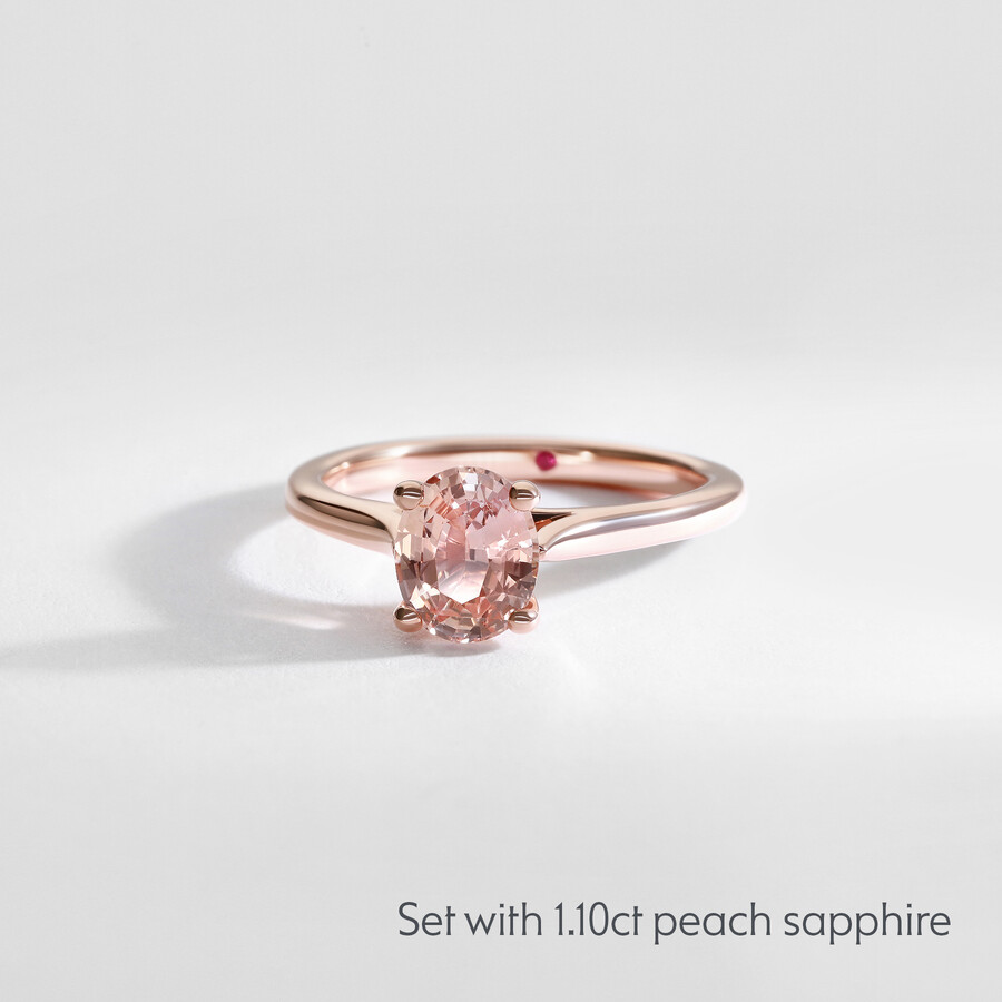 Hope Oval Cut Four Prong Solitaire Engagement Ring • Taylor Hart